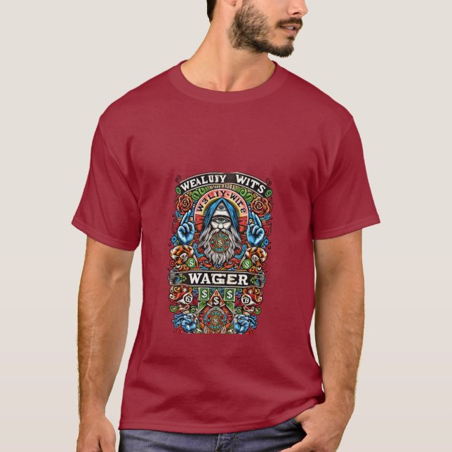 Camiseta Empregador de Wits rico (Frente)