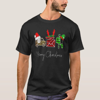 Camiseta Empregador Postal Feliz Natal Feliz Xmas Para A Fa