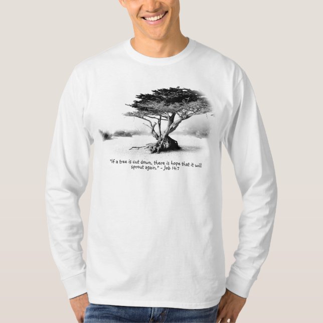 Camiseta EMPREGO 14:7 T-Shirt de longa distância (Frente)