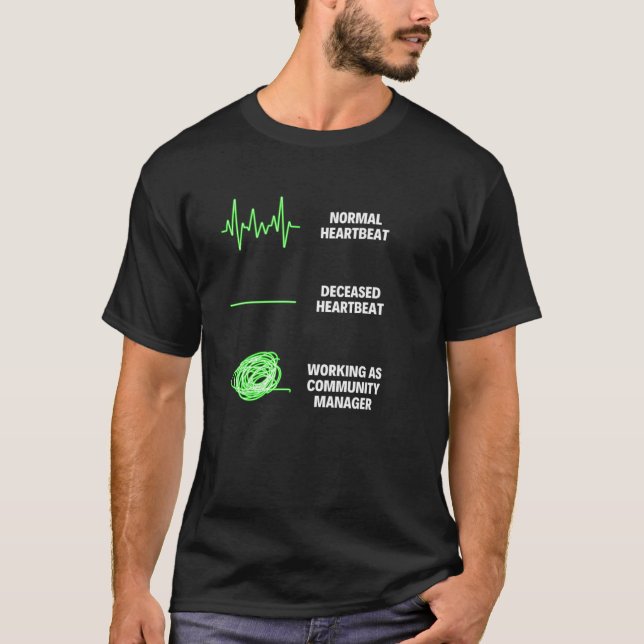 Camiseta Empregos do Community Manager Community Manager (Frente)
