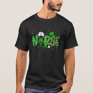 Camiseta Empregos engraçados de enfermeira Dia de São Patrí
