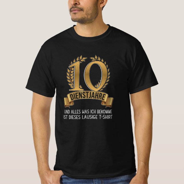 Camiseta Empresa Aniversário 25 Anos De Empresa De Funcioná (Frente)