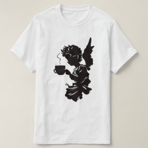 Camiseta empresa de café anjo bebê