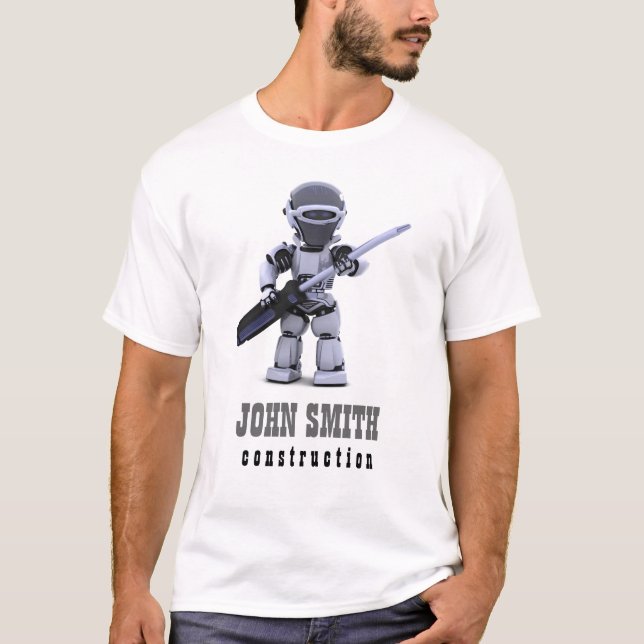 Camiseta Empresa de construção T-Shirt (Frente)