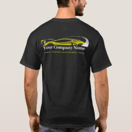 Camiseta Empresa de Lavagem de Carros de Detalhamento Autom