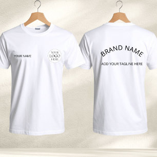 Camiseta Empresa de Logotipo Personalizado Pequena Empresa 