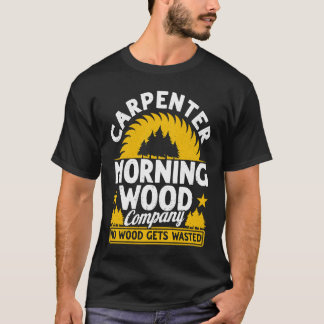 Camiseta Empresa de Madeira Carpenter Morning Sem Resíduos
