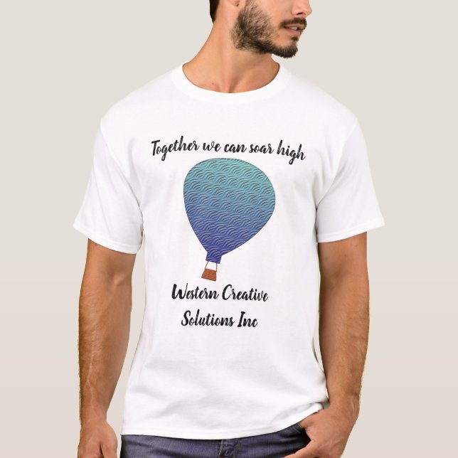 Camiseta Empresa de Motivação de Balões de Ar Quente (Frente)