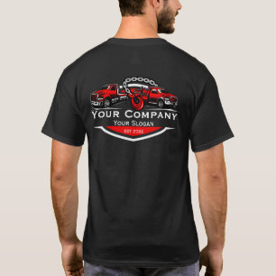 Camiseta Empresa de reboque profissional, serviço de cabele