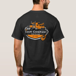 Camiseta Empresa de Reboque Profissional, Serviço de Transp
