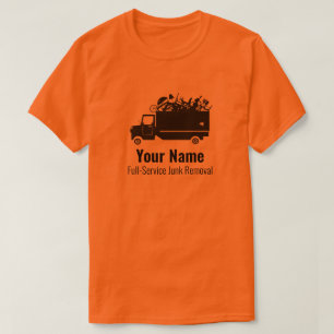 Camiseta Empresa de remoção de lixo personalizável amare
