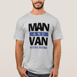 Camiseta Empresa de Remoções Courier Man e Furgão