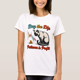 Camiseta Empresária Compre a Queda Gato - Investidora Babe