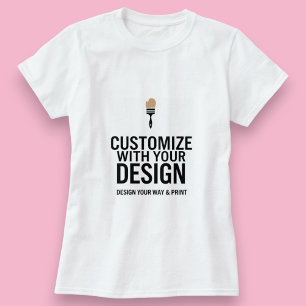 Camiseta Empresarial Simples Personalizável em Bra