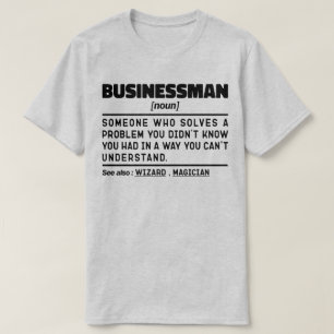 Camiseta Empresário Noun Empresa Legal Trabalhador sarcásti