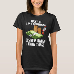 Camiseta Empresário profissional proprietário
