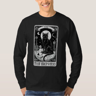 Camiseta Empress Tarot Card Black Cat Vintage Major Arc