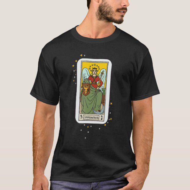 Camiseta Empress Tarot Card Occult Beliefs Divination Magic (Frente)