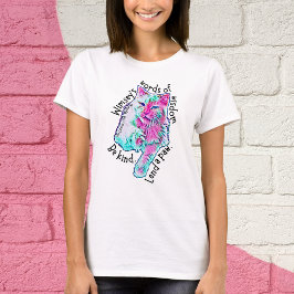 Camiseta Empreste as palavras de T-Shirt de Paw Wimsey