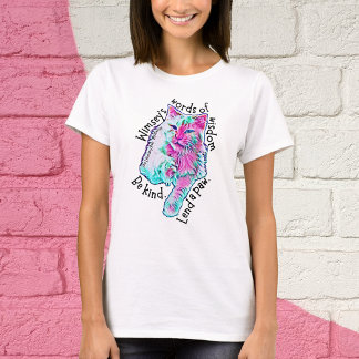 Camiseta Empreste as palavras de T-Shirt de Paw Wimsey