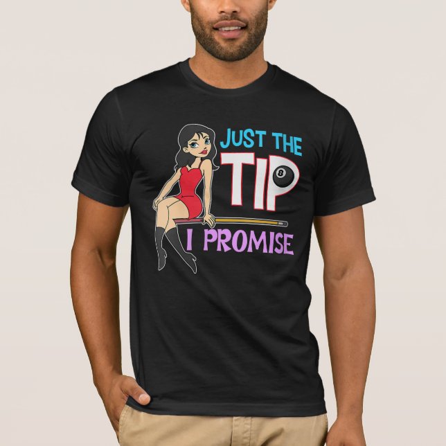 Camiseta Empréstimos Billiard| Apenas A Dica Que Prometo (Frente)