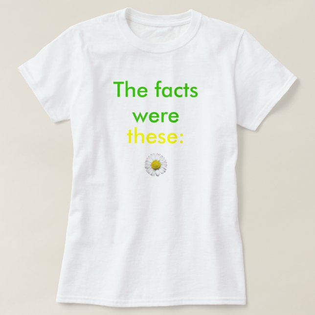 Camiseta empurrando margaridas (Frente do Design)