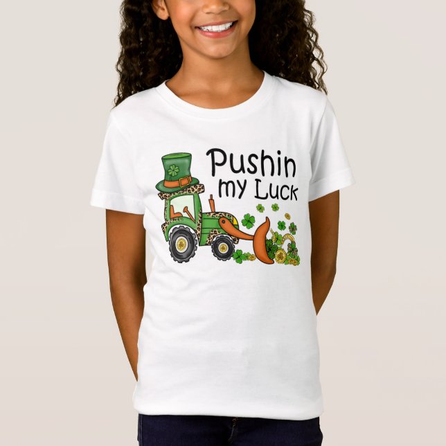 Camiseta Empurrando minha sorte (Frente)