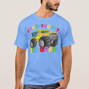 Camiseta Empurrando Para O Caminhão Monstro De Segundo Grau