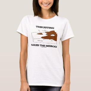 Camiseta Empurrão Faz a Geologia do Embasamento Orogênese