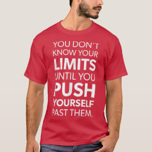 Camiseta Empurre Os Limites Motivacionais Do Gym