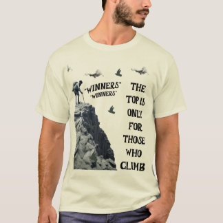 Camiseta empurre-se para ir mais longe