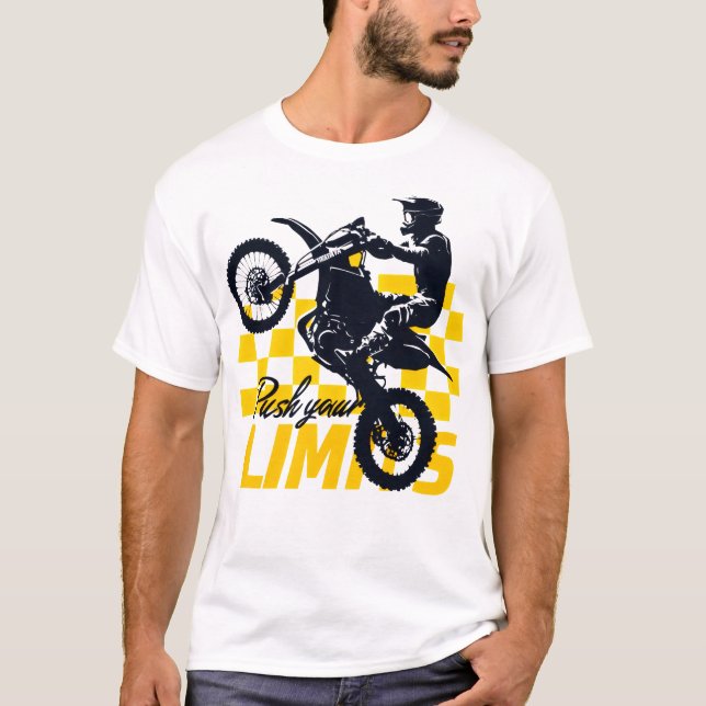 Camiseta Empurre Seus Limites Amarelo Verificado Com Energi (Frente)