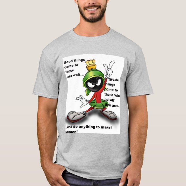 Camiseta Empurre seus objetivos para frente (Frente)