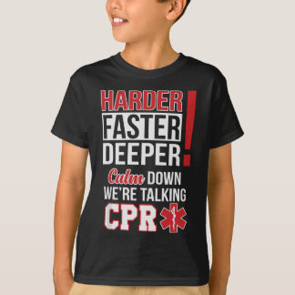 Camiseta EMS mais rápido Enfermeiro médico CPR EMT mais pro