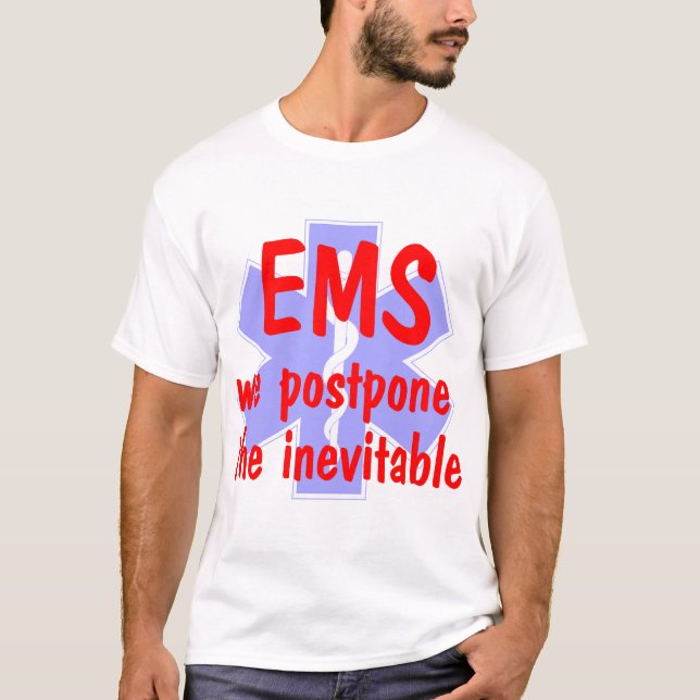 Camiseta EMS-nós Postone o inevitável (estrela) (Frente)