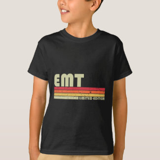 Camiseta Emt Funny Job Profissão De Aniversário Ide