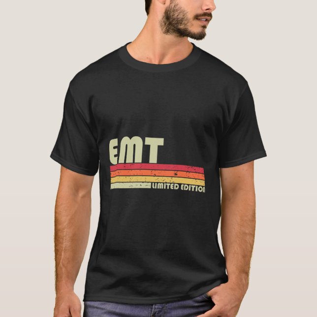Camiseta Emt Funny Job Profissão De Aniversário Ide (Frente)