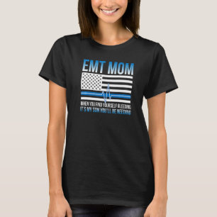 Camiseta Emt Mãe Orgulhosa Médica de Emergência Mama 2