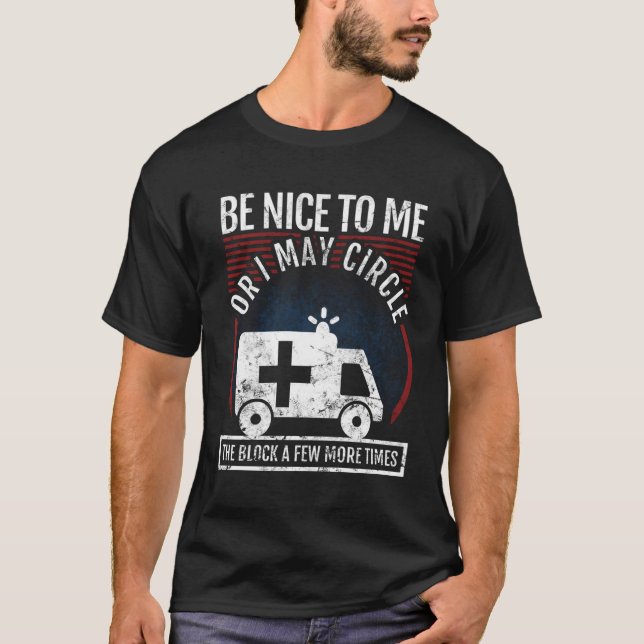 Camiseta Emt Para Um paramédico (Frente)