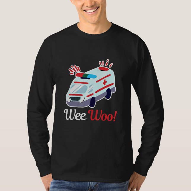 Camiseta Emt Paramedic Ambulância Médica (Frente)