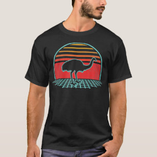 Camiseta Emu Bird Rhea Retro Vintage 80s Estilo Presente