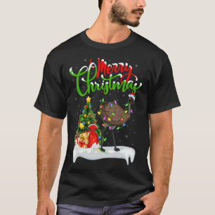 Camiseta Emu Bird Xmas Decorretes Papais noeis Emu Natal