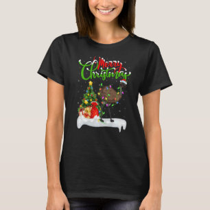 Camiseta Emu Bird Xmas Decorretes Papais noeis Emu Natal