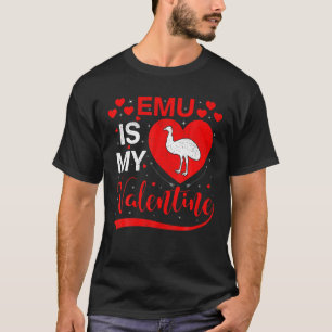 Camiseta Emu É O Meu Dia de os namorados Engraçado Namora