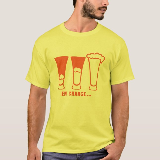 Camiseta en charge alcool humour biere 902 (Frente)