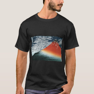 Camiseta en do formulário do png do hokusai fuji7 do png d