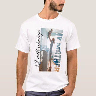 Camiseta EN: Minha Mãe - Mãe Adorável e Típica de Foto Infa