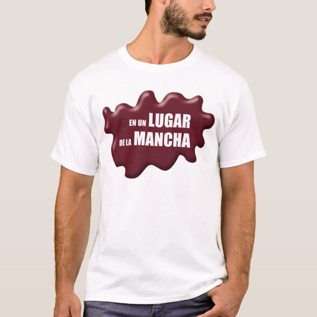 CAMISETA EN UN LUGAR DE LA MANCHA (Frente)