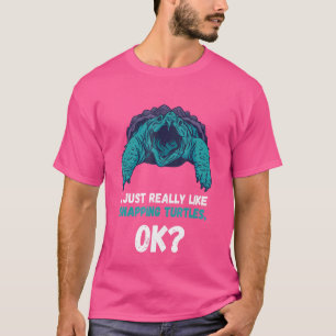 Camiseta Encaixando Tartaruga Eu Gosto Muito Do Snappi De A