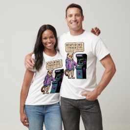 Camiseta Encaixe Binturong - Código de Comida de Pés de Pip